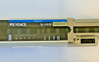 KEYENCE SL-V23F TRANSMITTER AND RECIEVER 24VDC 78MA VER.3 9.1MS TYPE4