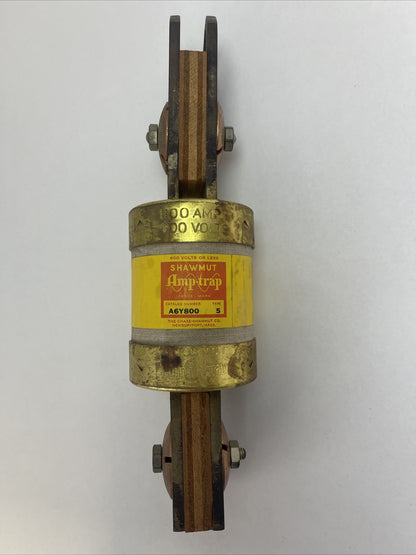 SHAWMUT A6Y800 AMP-TRAP FUSE 8000A 600VAC TYPE 5