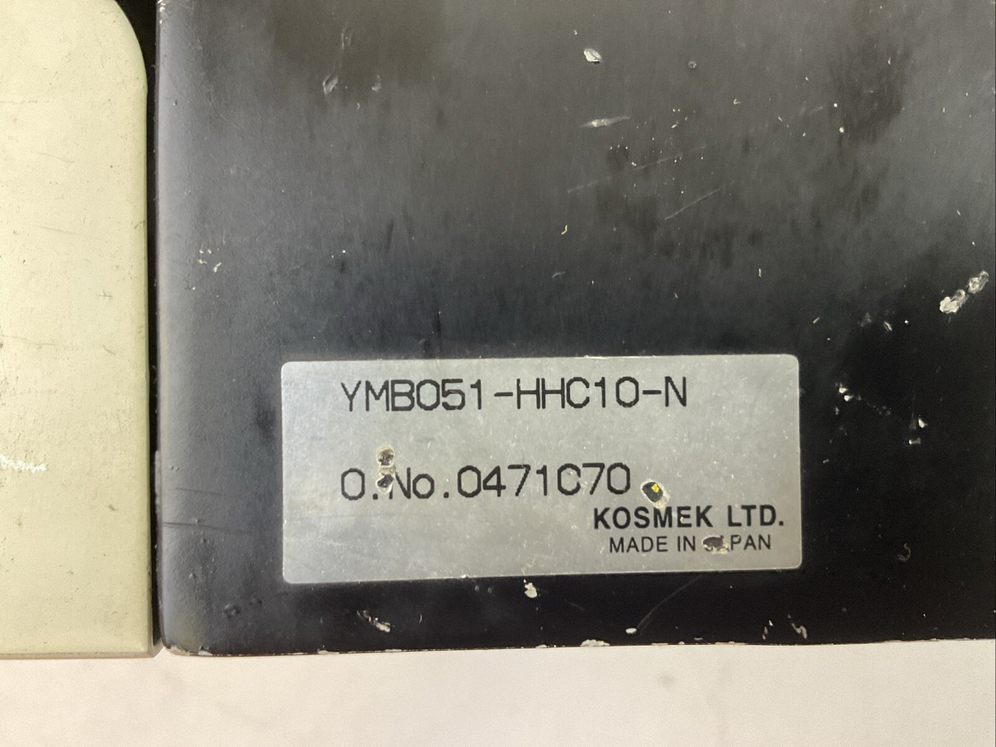 KOSMEK YMB051-HHC10-N QUICK MOLD CHANGE SYSTEM CONTROL PANEL