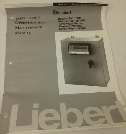 LIEBERT INTERCEPTOR SERIES SURGE SUPPRESSION S277Y111R-06 3PH 277/480V 50/60HZ