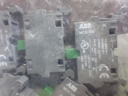 ABB MCB-10B / 1SFA611610R2001 CONTACT BLOCK - NEW SURPLUS
