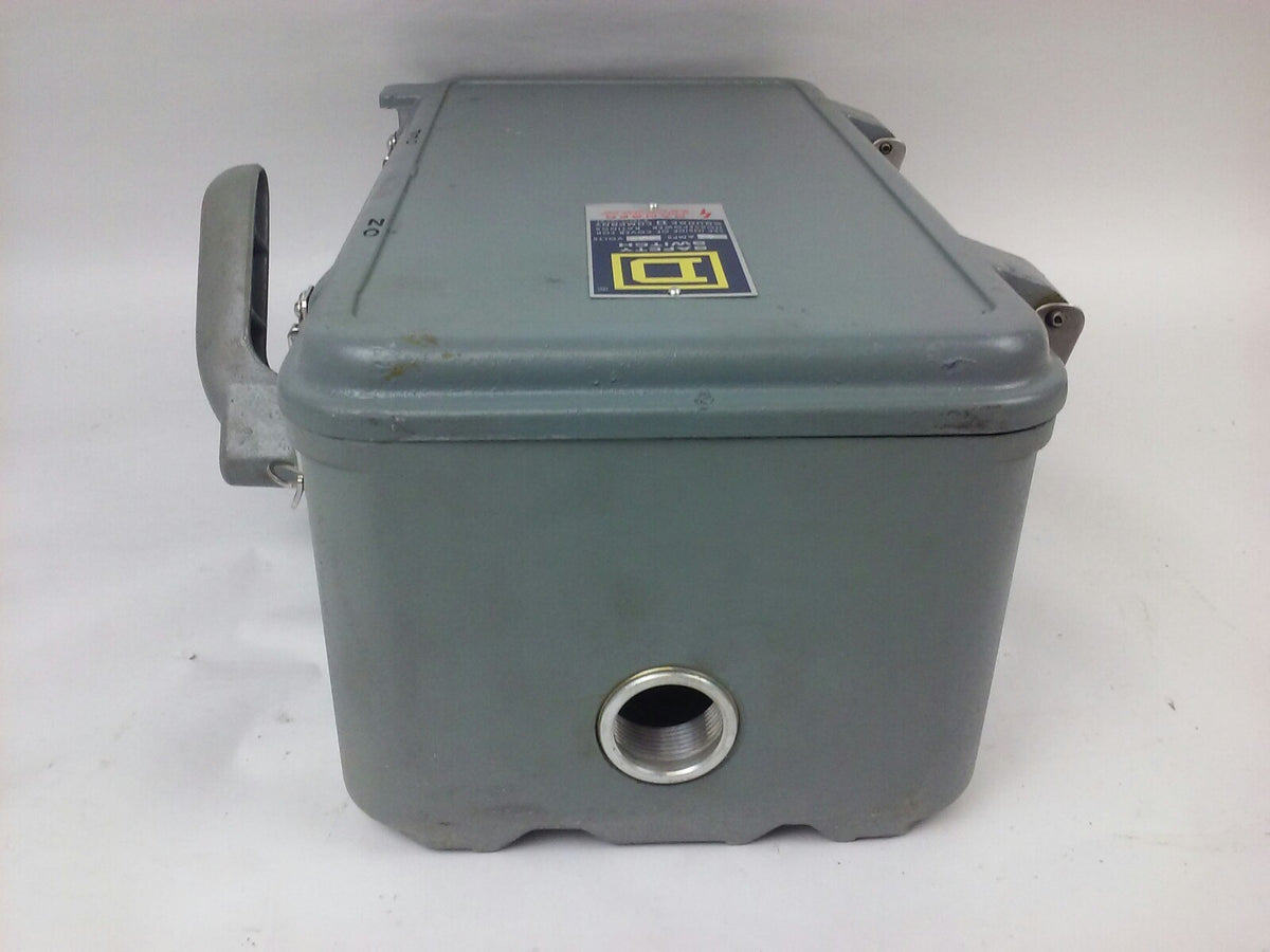 SQUARE D H362ND, H-362-ND, SER. D1,  H.D.SAFETY SWITCH, 60A, 277/480V, 3PH
