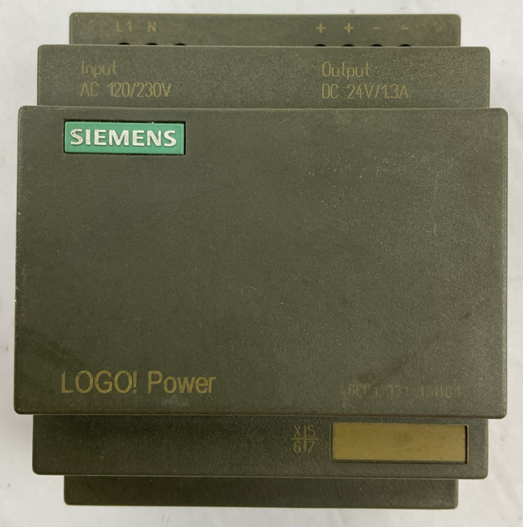 SIEMENS 1P 6EP1331-1SH01 POWER SUPPLY OUTPUT 24VDC 1.3A INPUT 120-230VAC