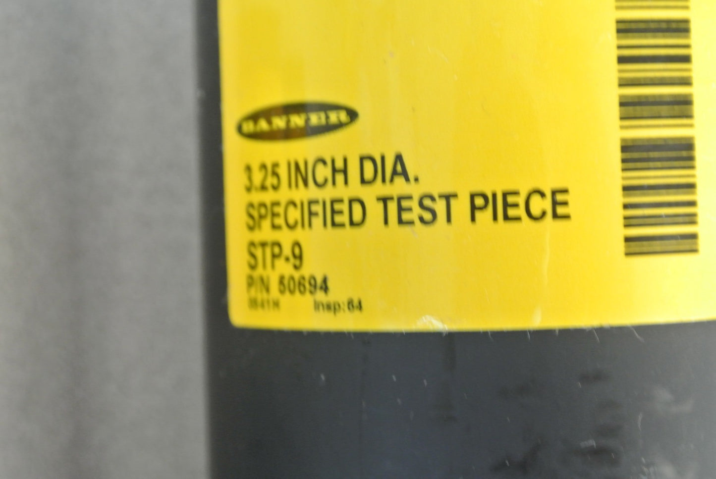 BANNER SPECIFIED TEST PIECES / LOT of 4 -- .75", 1.00", 3.25", 3.50" DIAMETERS