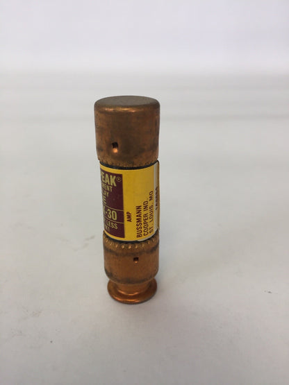 BUSSMAN LOW-PEAK LPN-RK-30 DUAL ELEMENT TIME-DELAY FUSE 250VAC 30AMP (LOT OF 7)