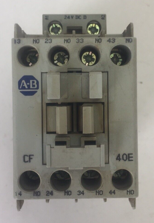 ALLEN BRADLEY 700-CF400D* CONTACTOR  SER A 600VAC 25A COIL 24VDC