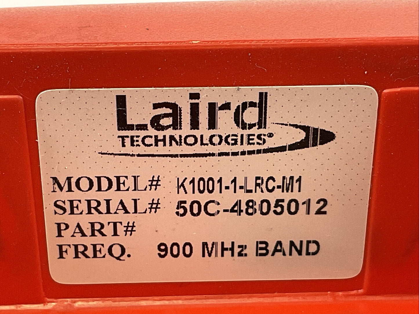 LAIRD K1001-1-LRC-RC-M1 JOYSTICK CONTROLLER 900 MHz BAND U915 TRX 902.2-927.8MHz