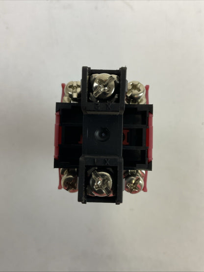 IDEC AVLW49902D-R-24V RED ILLUMINATED TWIST PUSH BUTTON EMERGENCY STOP