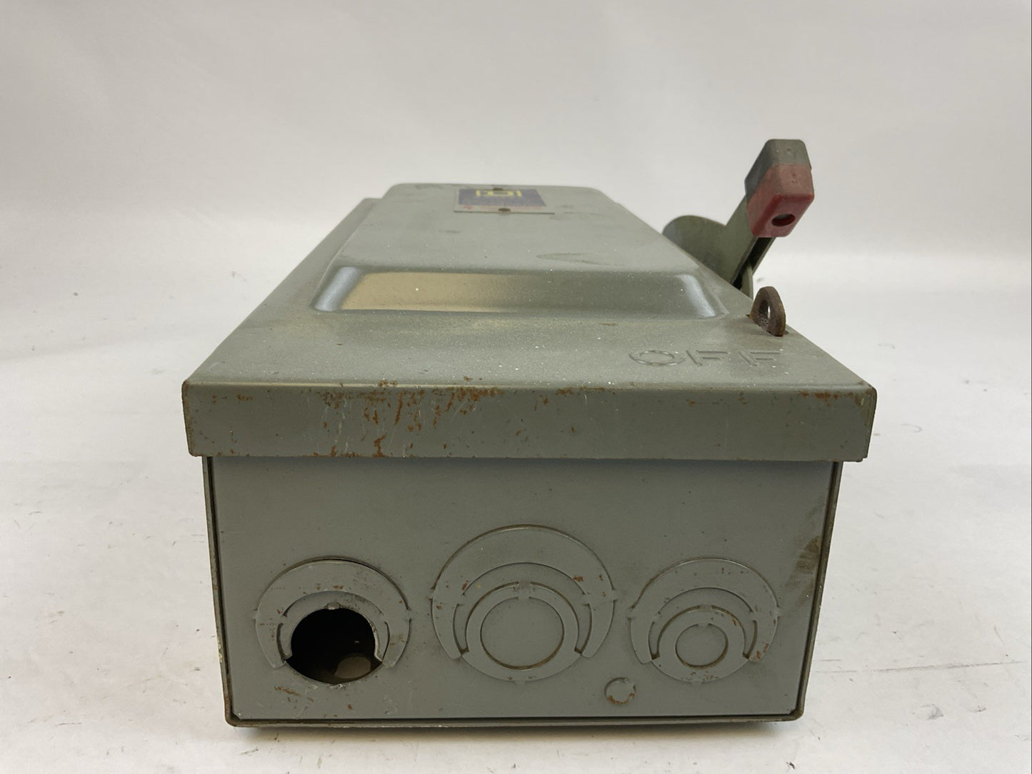SQUARE D H361 SERIES E1 30AMP 600VAC 3PH 20HP 600VDC 15HP FUSIBLE SAFETY SWITCH