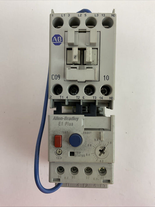 ALLEN BRADLEY STARTER (100-C09E*10 COIL 24VDC + 193-EEBB 0.2-1.0A)