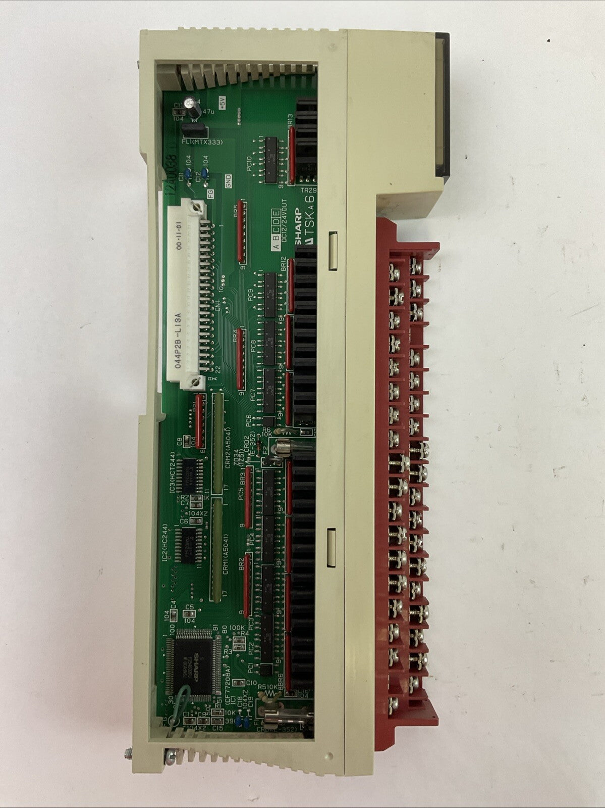SHARP JW-35S DC OUTPUT MODULE 12/24VDC 1A/PNT. 8A/COM.