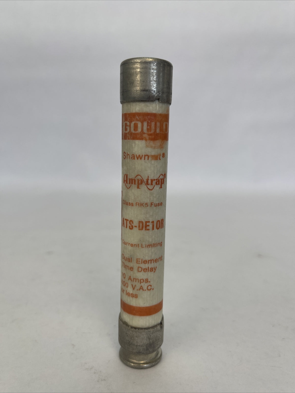 GOULD SHAWMUT ATS-DE10R DUAL ELEMENT TIME DELAY FUSE 10AMP 600VAC (LOT OF 10)