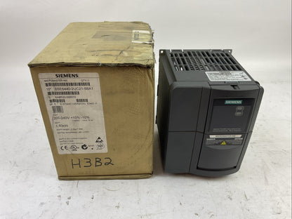SIEMENS 1P 6SE6440-2UC21-5BA1 AC DRIVE MICROMASTER 440