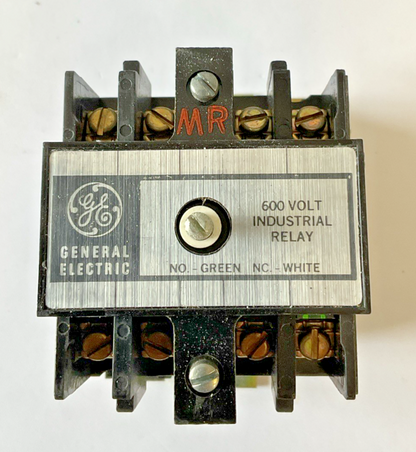 GENERAL ELECTRIC CR120B04002 RELAY SER.A 600V (1)MISSING COIL****LOTOF2****