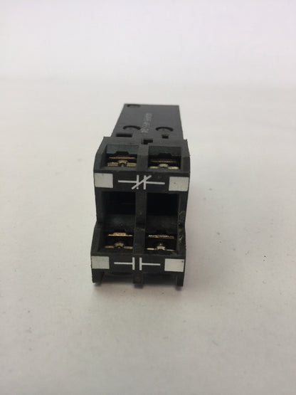 ALLEN BRADLEY 40495-455-24 AUXILIARY CONTACT BLOCK