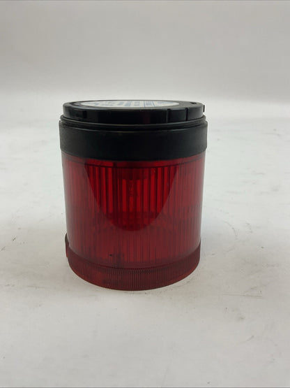 ALLEN BRADLEY 855T-B24DN4 SER B 24V 0.271A STEADY INCANDESCENT RED STACK LIGHT