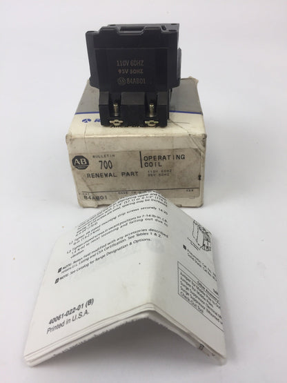 Allen Bradley 84AB01 Coil New In Original Box 110 V 60 CY 95 V 50 Cy