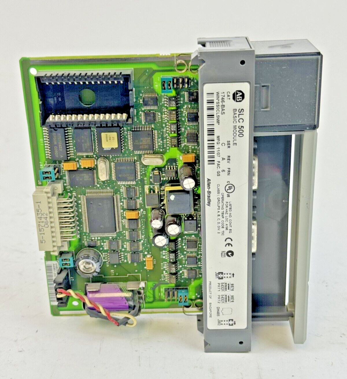 ALLEN-BRADLEY - 1746-BAS SER. C REV. A FRN: 6 - SLC 500 BASIC MODULE