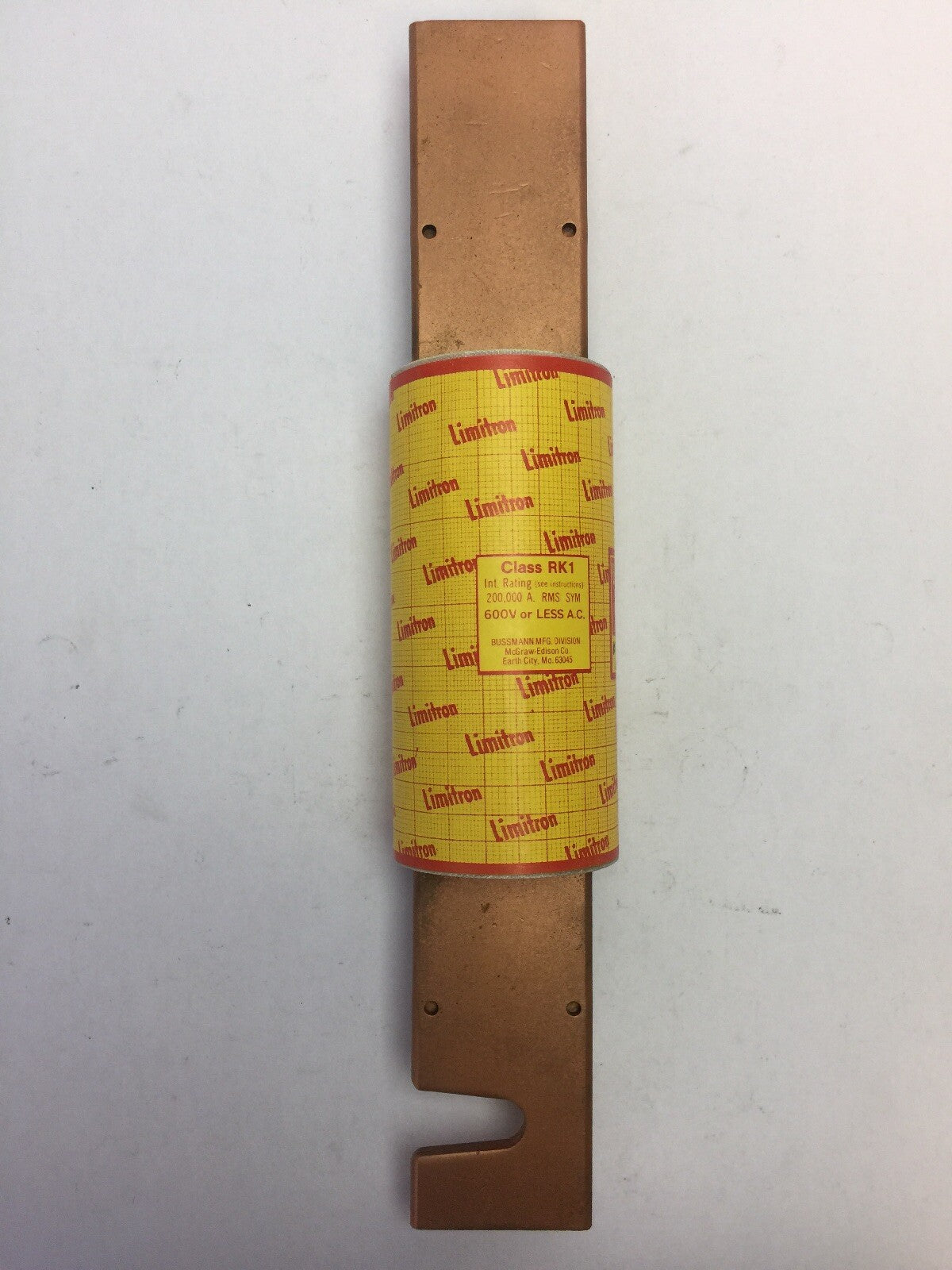 BUSSMANN LIMITRON KWS-R 600 FAST-ACTING CURRENT LIMITING FUSE 600 AMP 600 VAC