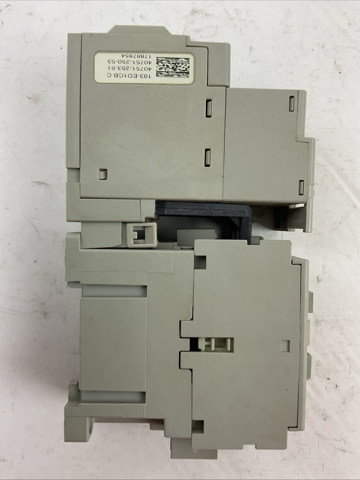ALLEN BRADLEY STARTER (300-AOE*930 SER C COIL 24VDC + 193-ED1CB 1.0-5.0A SER C)