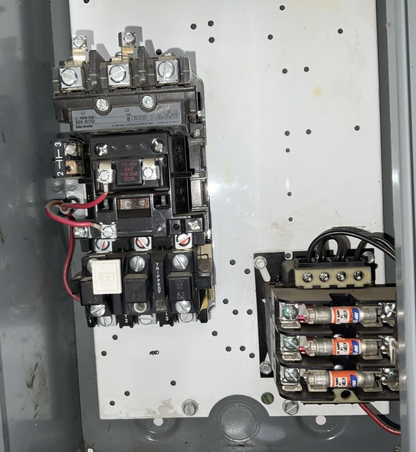 ALLEN BRADLEY 512-BAB-1E-6P-24R COMBINATION MOTOR CONTROLLER SER.1 480V