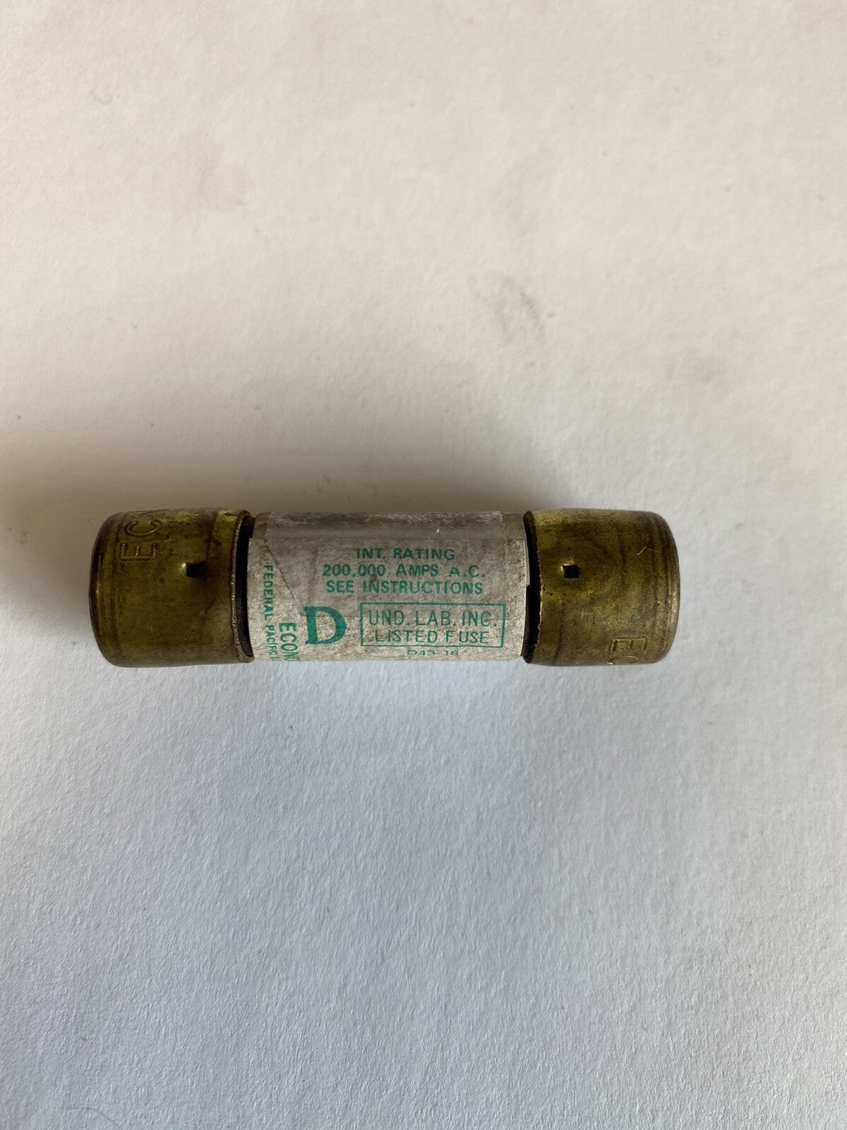 Economy Fuse ECN2 1/2 2 1/2A 250V Fuse "Lot of 5"