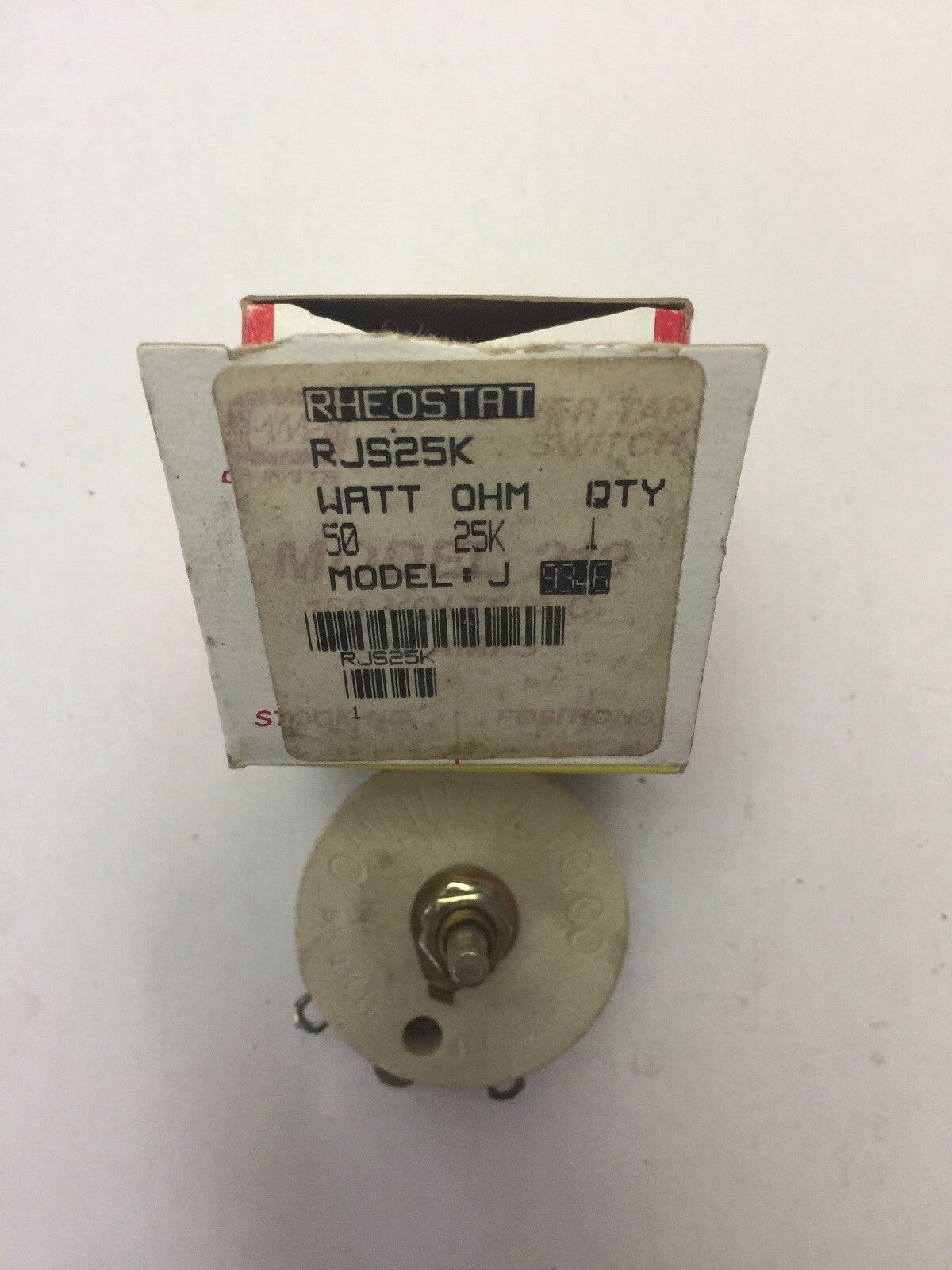 OHMITE RJS25K RHEOSTAT 50 WATT 25K OHM MODEL J