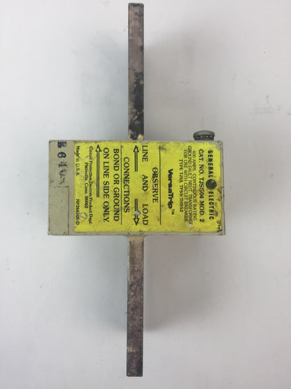 GE TJSG04 MODEL 2 VERSA TRIP GROUND FAULT NEUT. TRANSFORMER 400 AMP