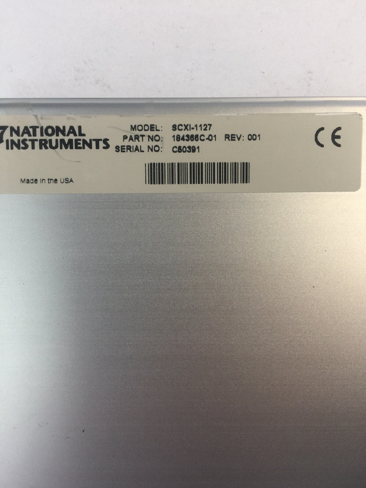 NATIONAL INSTRUMENTS SCXI-1127 32-CHANNEL RELAY MULTIPLEXER/MATRIX 250V/CAT REV