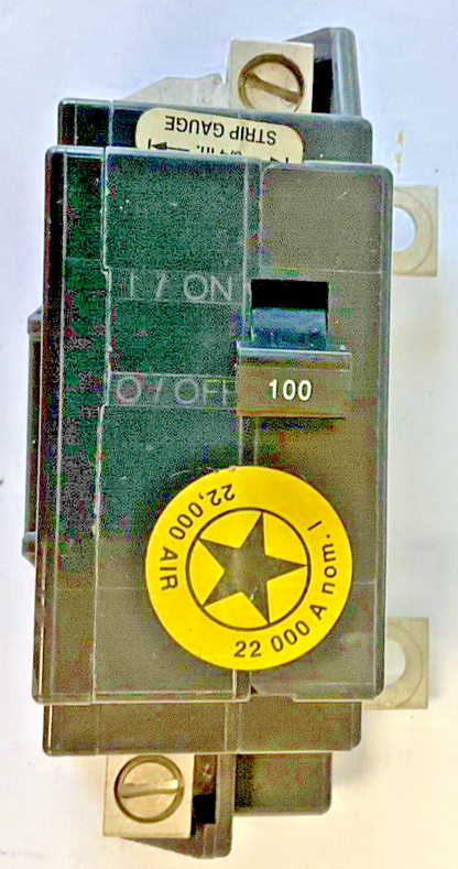 SQUARE D QOM100VH8106 CIRCUIT BREAKER 100A 120/240VAC