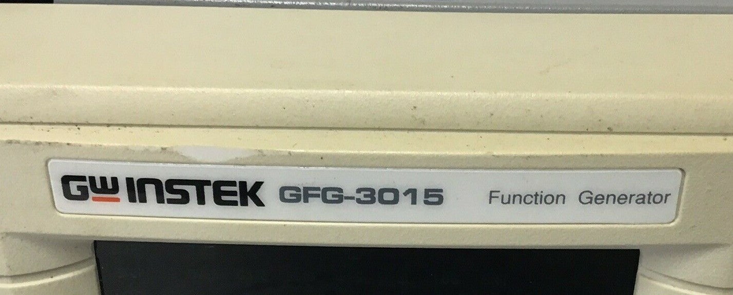 GWINSTEK FUNCTION GENERATOR GFG-3015 115/230VAC 54VA 42W 50/60HZ