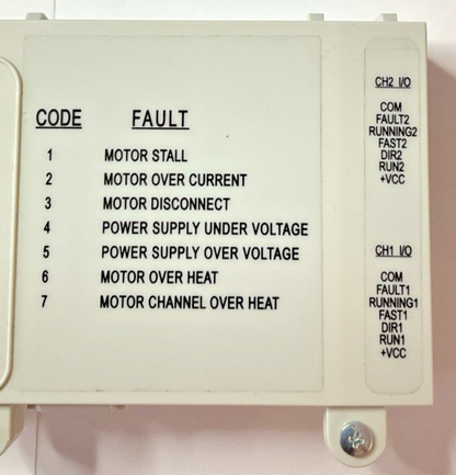 DEMATIC K041907AAA DUAL MOTOR CONTROLLER REV.AF 48VDC 14KHZ