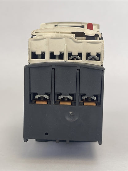 TELEMECANIQUE STARTER LC1 D09 CONTACTOR 25A 600VAC 7.5HP LRD 08 RELAY 2.5-4A