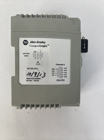 ALLEN BRADLEY 1769-L35E COMPACT LOGIX 1.5MB CONTROLLER SER A 24VDC 0.09A