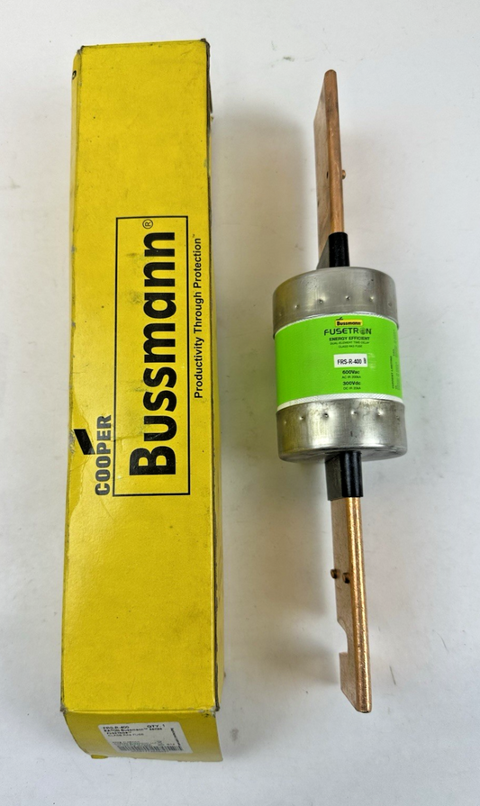 COOPER BUSSMANN FRS-R-400 FUSETRON CLASS RK5 TIME-DELAY FUSE 400A 600VAC 300VDC