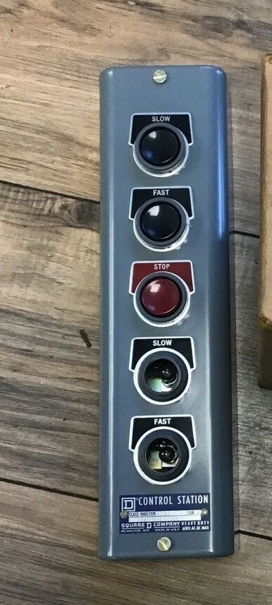 SQUARE D 9001 GG-50 CONTROL STATION SER.A