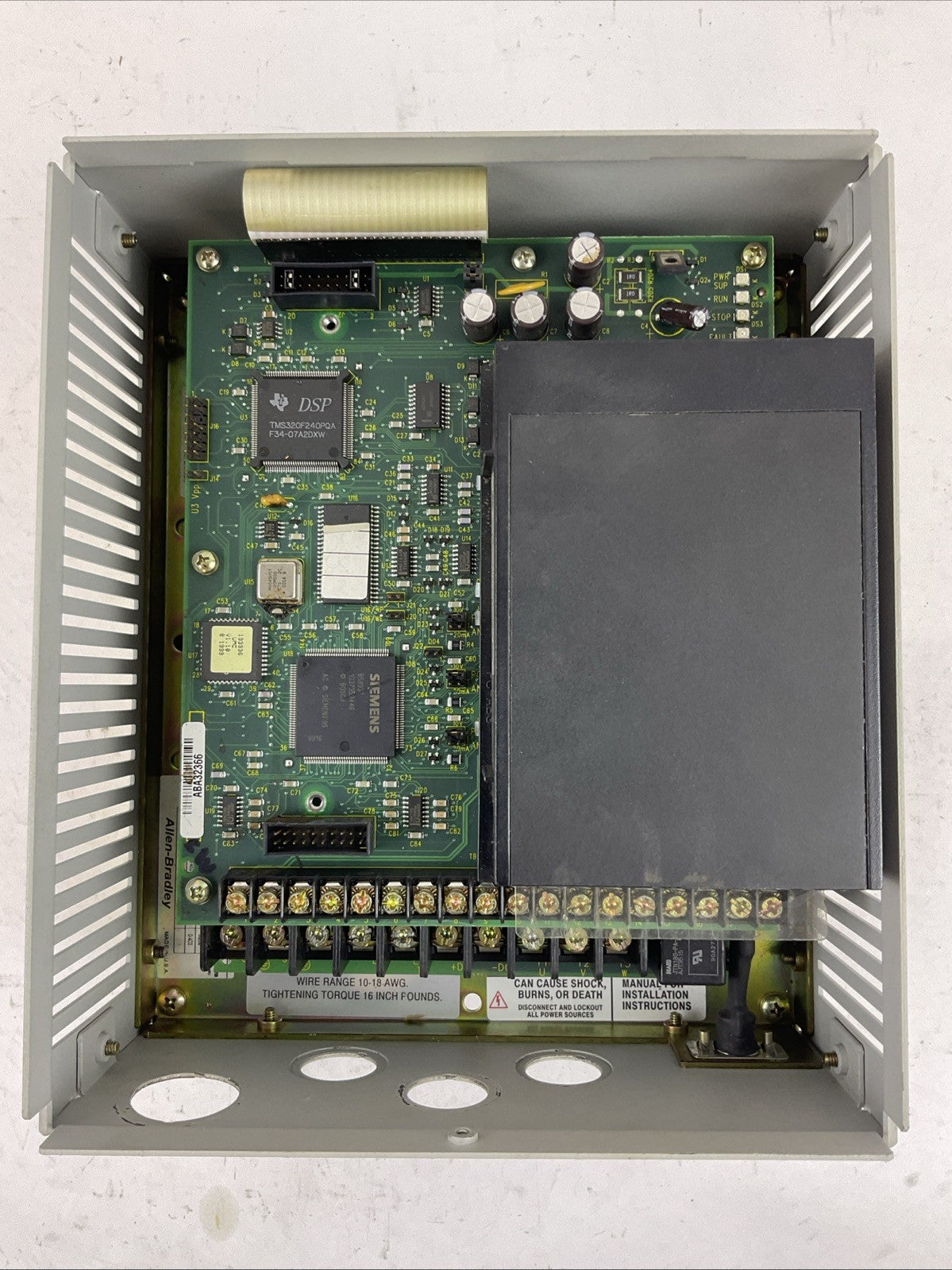 ALLEN BRADLEY 1336F-BRF50-AA-EN SER B 1336 PLUS II SENSORLESS VECTOR DRIVE