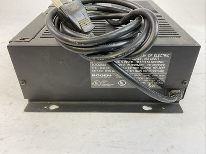 BOGEN TPU-35B 35WATT AMPLIFIER 120VAC 60HZ 0.6A 80W