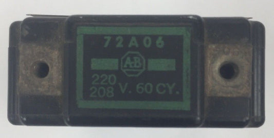 ALLEN BRADLEY 72A06 COIL 220/208V 60CY