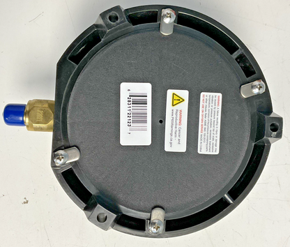 WINTERS PPC5080 PRESSURE GAUGE SS/BR 4.5 1/4"NPT BTM 30VAC/KPA