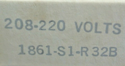 SQUARE D / 1861-S1-R32B COIL / 208V, 50Hz / 220V, 60Hz
