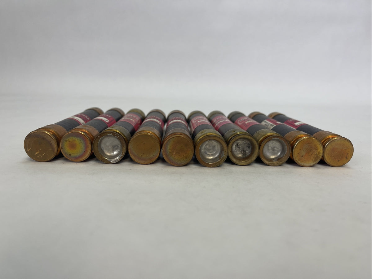 BUSSMANN LPS-RK-5 6/10 LOW-PEAK DUAL TIME DELAY ELEMENT FUSE 600VAC (LOT OF 10)