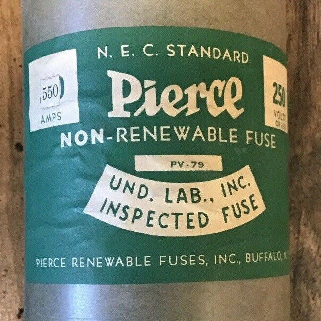 PIERCE PV-79  NON-RENEWABLE FUSE 550A 250V
