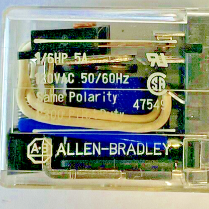 ALLEN BRADLEY 700-HC24Z24-4 RELAY 24VDC SER.A 1/6HP 5A 50/60HZ ***LOTOF9***