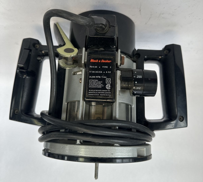 BLACK & DECKER 7614-04 TYPE 3 ROUTER 120VAC 25,000RPM T/mm