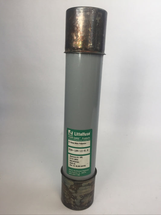 LITTELFUSE 230-12R-1C-5.5 R-RATED MOTOR PROTECTION 5.5KV 230(12R)AMPS POWR-GARD