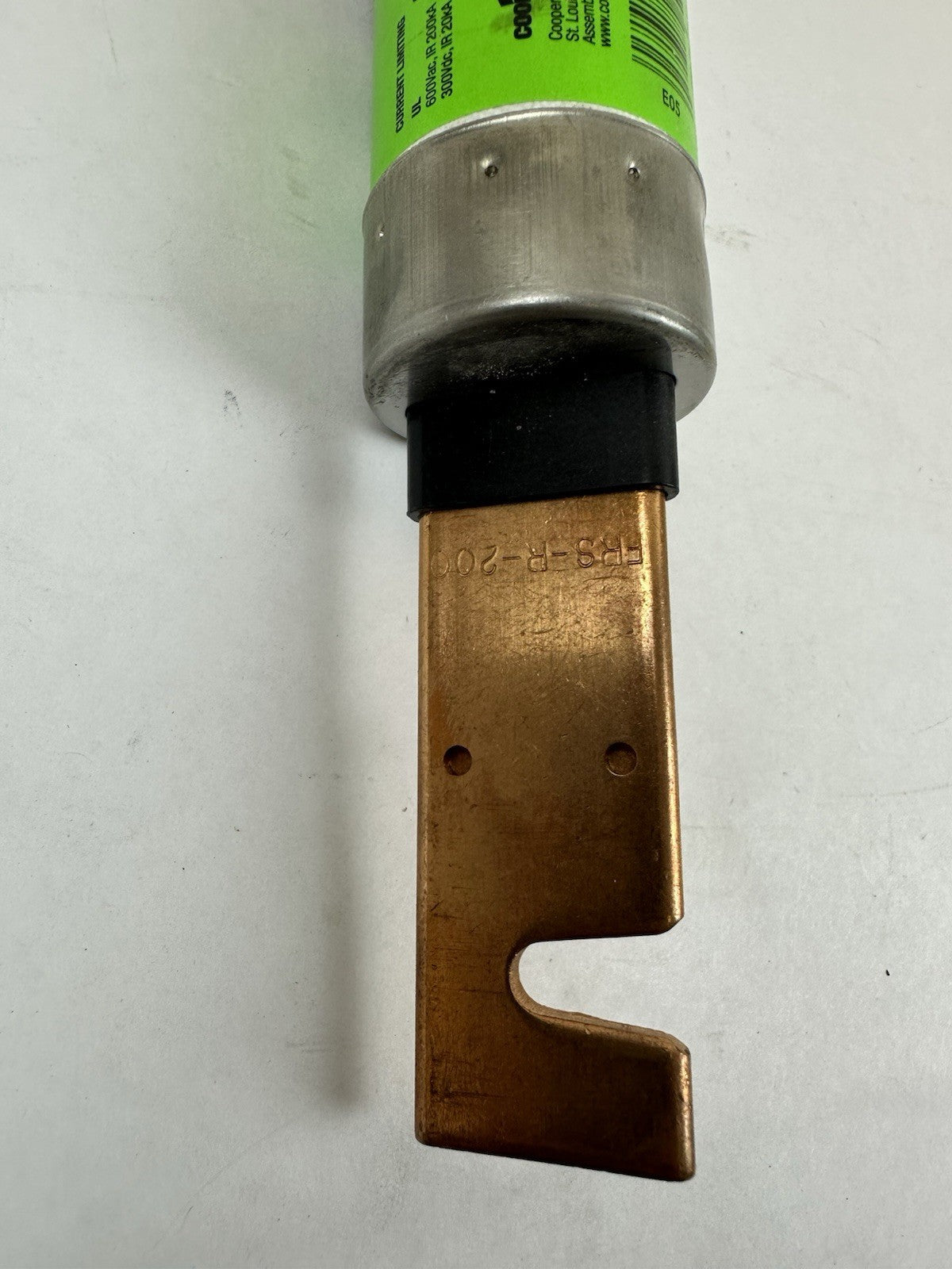 COOPER BUSSMANN FRS-R-200 FUSETRON CLASS RK5 TIME-DELAY FUSE 200A 600V