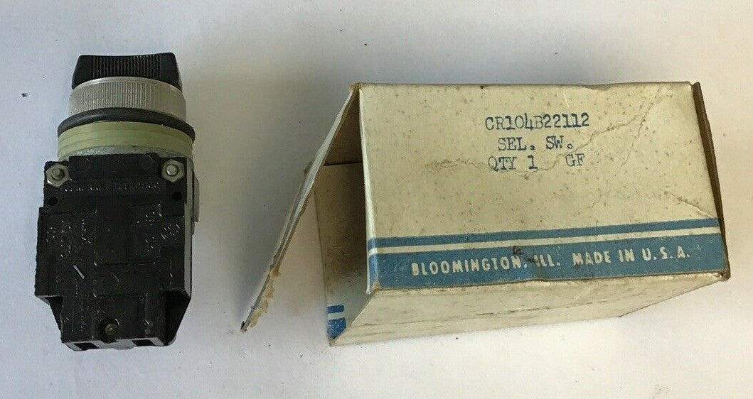 GENERAL ELECTRIC CR104B22112 SELECTOR SWITCH