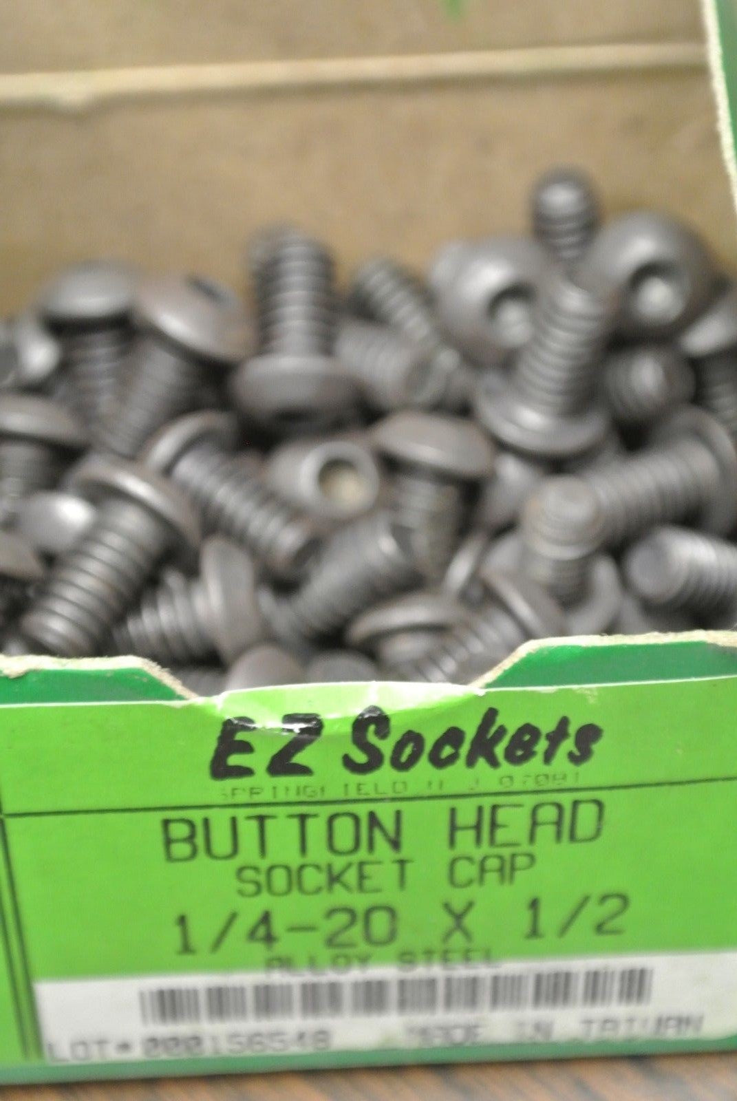 1/4-20 x 1/2 FHSC / 1/4-20 x 1/2 BHSC / 1/4-20 x 3/4 FHSC SCREWS / NEW SURPLUS