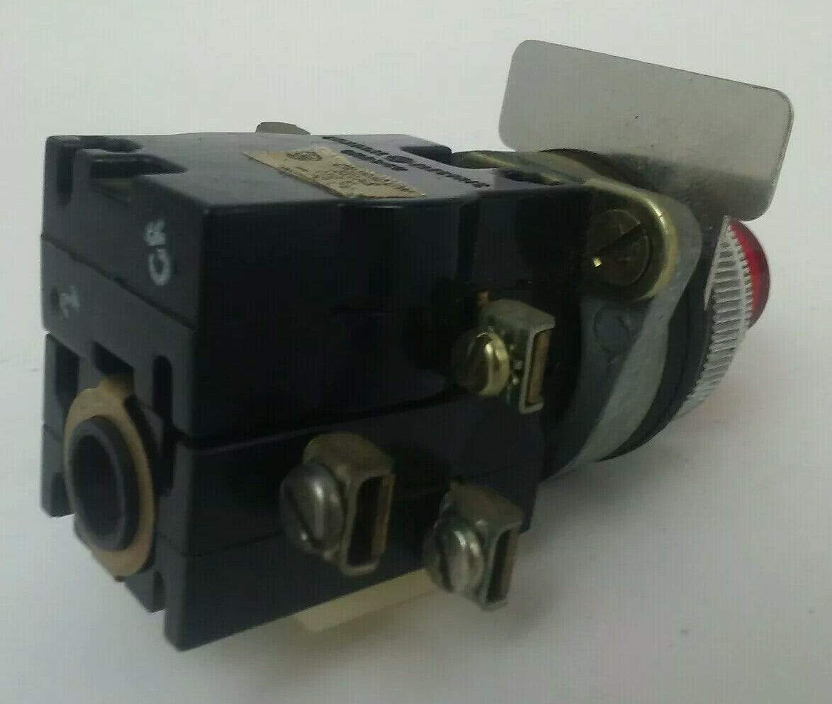 GENERAL ELECTRIC CR294UW221A2 RED PUSH BUTTON 110V 50/60HZ